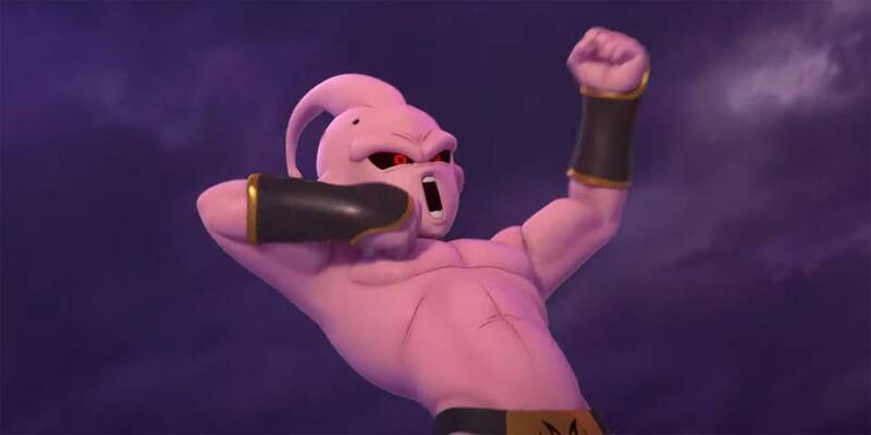 Dragon Ball The Breakers - Kid Buu Celebrating After Some Destruction